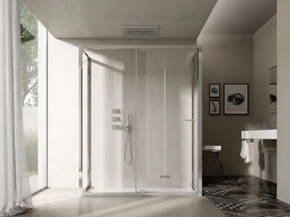 Box doccia intelaiato Like di Disenia