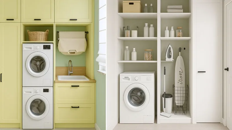 Come organizzare la zona lavanderia in un piccolo appartamento