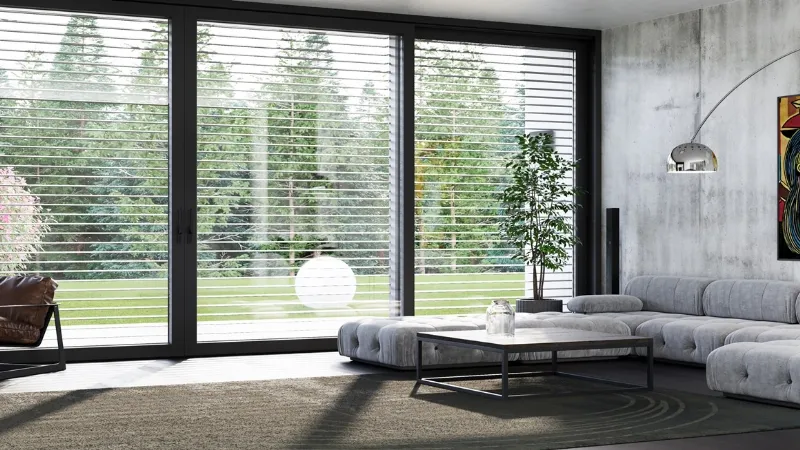 I frangisole a lamelle con filo di Oknoplast si regolano in modo facile, veloce, automatico