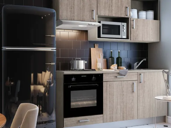 Una delle cucine Leroy Merlin a moduli fissi