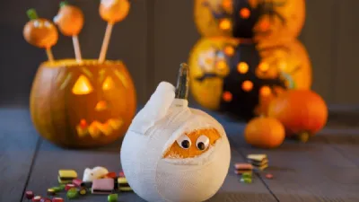 Zucca ornamentale Halloween