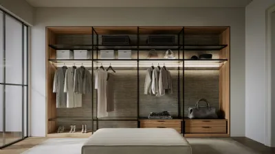 Armadio su misura Open di Lema