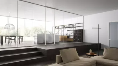 Lascia entrare la luce naturale appieno la parete in vetro Mies by Cetos