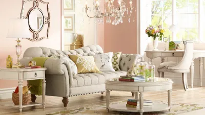 Interno shabby secondo l’interior designer americana Loretta J. Wilson