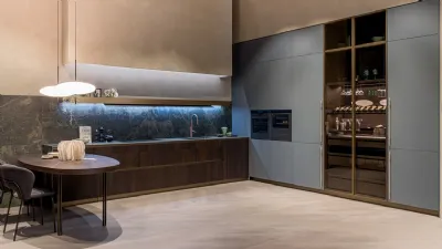 Massima capacità contenitiva nelle colonne dei nuovi modelli di cucina Natural di Stosa Cucine