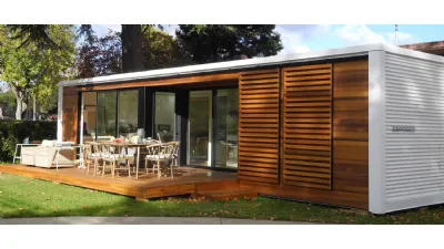 casa moderna in legno prefabbricata