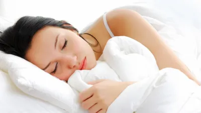 Il viso di chi dorme serenamente