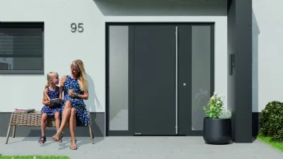 ThermoSafe, portoncino d’ingresso di Hörmann