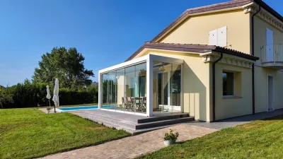 Pergole con vetrate di Infixa