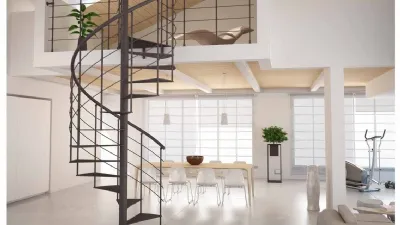 scala a chiocciola in ferro