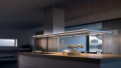 Cappa di Falmec con sistema brevettato Noise Reduction System