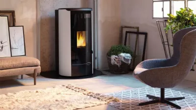 La stufa a pellet Jackie di Palazzetti