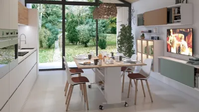 Il tavolo contemporaneo pieghevole by Estel Group