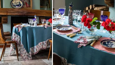 Borgo delle Tovaglie - Tovaglia Amalfi in lino antimacchia