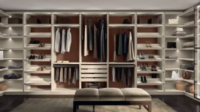 Cabina armadio Walk-in Fluida di Scavolini