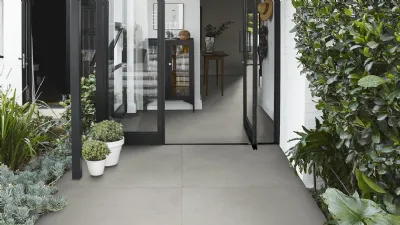 Collezione Marazzi Cementum20 nella sfumatura Nickel