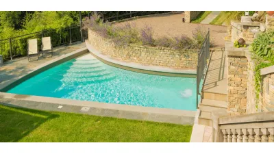 Uno dei modelli interrati di Piscine Castiglione